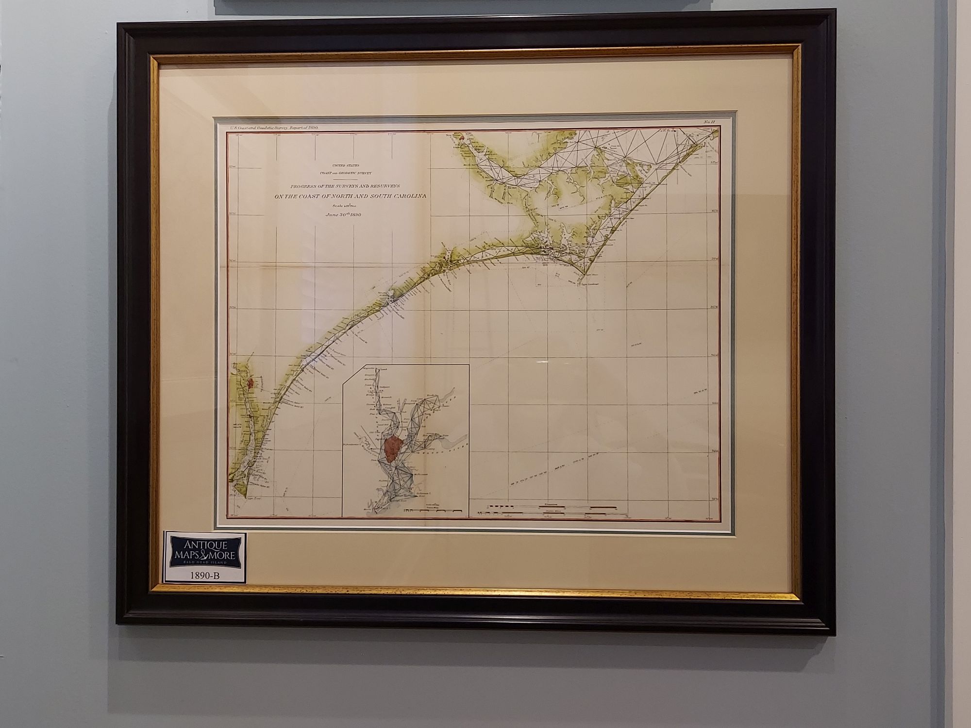 United States Coast and Geodetic Survey Progress of the Surveys and Resurveys on the Coast of North and South Carolina