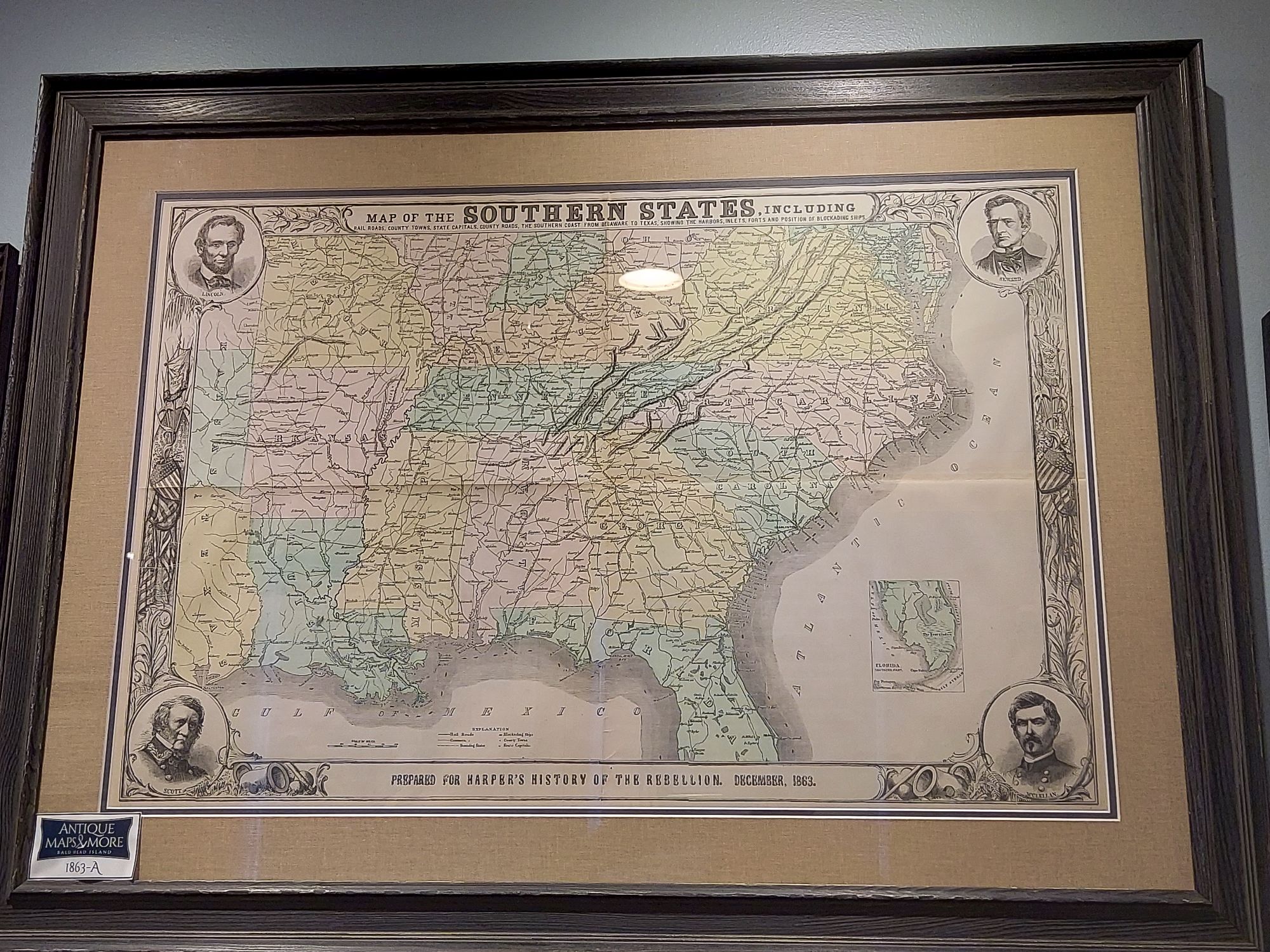 Map of Southern States